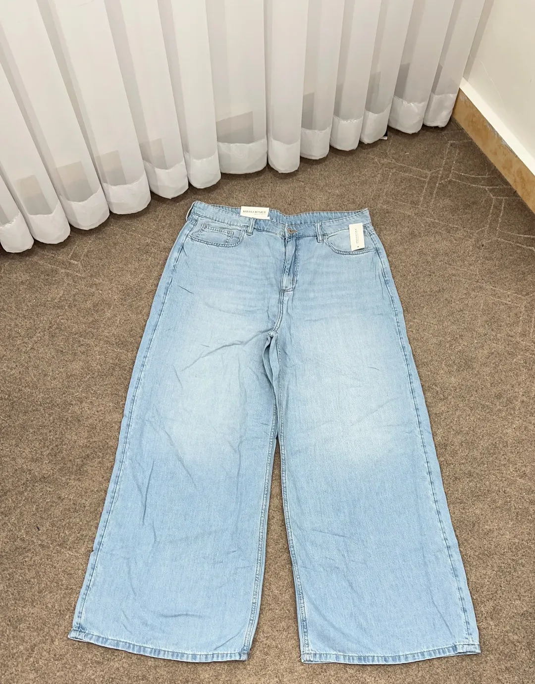 شلوار بگ وارداتی سایز ۴۶ تا ۵۶ قد ۱۰۵/۱۱۰